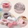VITEVER 4 Pack Spa Headband for Washing Face Girls Makeup Bow Tie Hair Band Microfiber Women Headbands Elastic Headband to Skincare Gifts for Teen Girls White Brown Rose Pink Light Pink