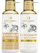 Coconut Shampoo and Conditioner Set  Sulfate Free and Paraben Free Intense Moisturizing Treatment with Jojoba  For Hydrating Your Scalp and Restoring Dry and Damaged Hair