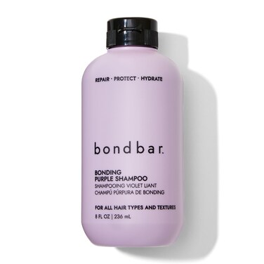 Purple Brightening Shampoo for Blonde Lightened  Gray Hair Neutralizes Brassiness Repairs Protects Hydrates Vegan CrueltyFree 8 Fl Oz