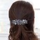 4 PCS Hair Barrettes for Women Ladies Flower Crystal Rhinestones Barrettes Pearl Spring Hair Clip Accessories Women Fashion Ponytail Holders Barrettes for Daily Wear Mothers Day present