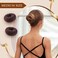 Donut Bun Maker MORGLES Bun Maker for Hair Ring Style Bun Maker Set with 4PCS Donut Bun 10PCS Black Hair Pins