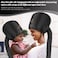 Bonnet Hood Hair Dryer Attachment  Soft Adjustable Extra Large Bonnet Hair Dryer for Speeds Up Drying Time at Home Easy to Use for Styling Curling and Deep Conditioning Black