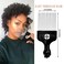 2 Pack Hair Picks for Afro Curly Hair Styling  Metal Hairdressing Tools for Women and Men Black