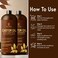 Castor Oil Shampoo and Conditioner Set for Hair Growth with Rosemary  Peppermint Oil  Cleanse Hair Strengthen  Shine with Castor Shampoo and Conditioner  AntiHair Loss for Men  Women  16 fl oz