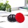 Hair Scalp Brush Dandruff Cleaning Brush Shower Scalp Shampoo Brush Scalp Massager Pack of 4 Black and red