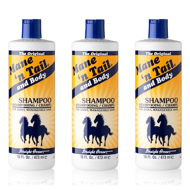 Mane n Tail Original Formula For Thicker Fuller Stronger Hair 16 oz 3 pack Shampoo
