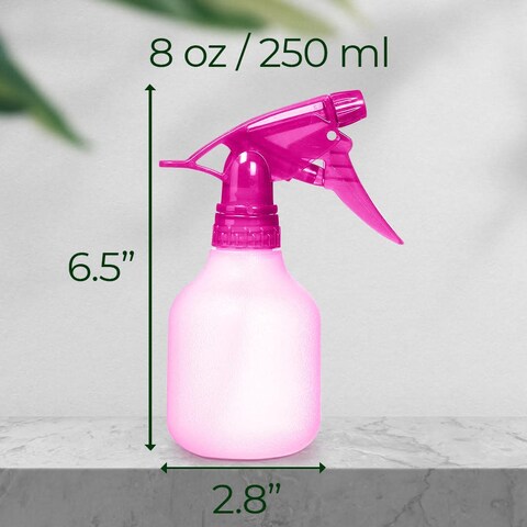 1000ml/32oz Plastic Spray Bottles, 4pcs Adjustable Nozzle Leak Proof Empty Water Mist Stream Sprayer For Cleaning Solutions Plants Hair White