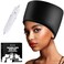 Heated Electric Thermal Steamer Cap for Natural Black Afro Hair  Hot Spa Treatment Hat with Temperature Control for Deep Conditioning at Home  Black