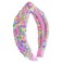 FROG SAC Sequin Knot Headband for Girls Rainbow Knotted Hair Bands Accessories for Kids Sparkly Iridescent Little Girl Headbands Cute Sequined Hairbands for Tweens Back to School