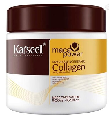 Collagen Hair Treatment Deep Repair Conditioning Argan Oil Collagen Hair Mask Essence for Dry Damaged Hair All Hair Types 1690 oz 500ml
