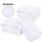 Whaline4 Counts Spa Facial Headband Whaline Head Wrap Terry Cloth Headband Stretch Towel with Magic Tape for Bath Makeup and Sport 35 Wide White