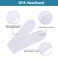 Whaline4 Counts Spa Facial Headband Whaline Head Wrap Terry Cloth Headband Stretch Towel with Magic Tape for Bath Makeup and Sport 35 Wide White
