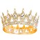 Queen Crown Rhinestone Wedding Crowns and Tiaras for Women Costume Party Hair Accessories Princess Birthday Crown Crystal Bridal Crown Gold White Crown