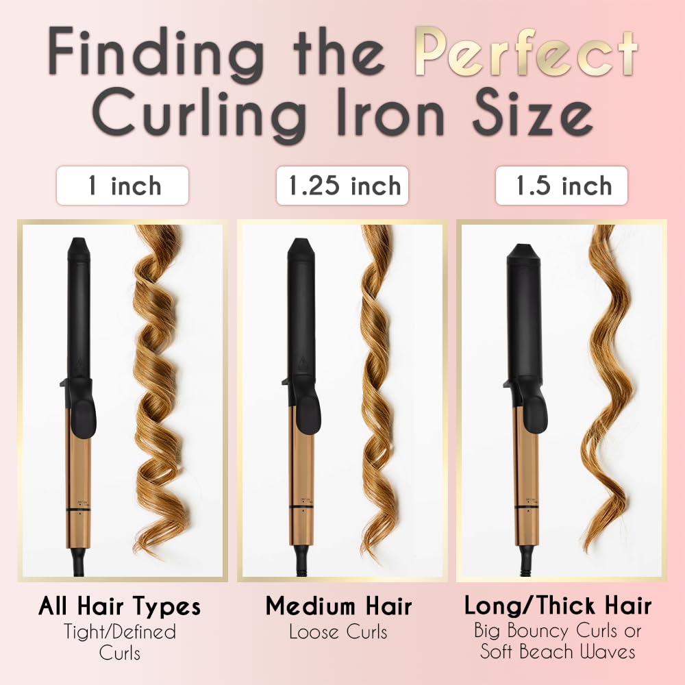 how to use a 1 inch curling iron