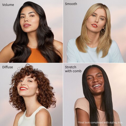 T3 AireLuxe Digital Ionic Professional Blow Hair Dryer Fast Drying Lightweight and Ergonomic Volume Boosting Frizz Smoothing Multiple Heat and Speed Combinations