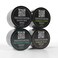 TRENDSTARTERMens Premium Hair Styling Sample Pack  Matte Wax  Forming Paste  Thickening Fiber  Pomade Plus 1 Sample Box  Four 025oz Samples
