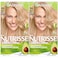 GarnierHair Color Nutrisse Nourishing Creme 100 ExtraLight Natural Blonde Chamomile Permanent Hair Dye 2 Count Packaging May Vary