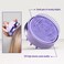 2in1 Scalp Massager Shampoo Brush Scalp Scrubber for Hair Growth  Dandruff Removal Hair Scrubber with Soft Silicone Bristles Wet Dry Scalp Exfoliator for Scalp Care Purple