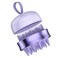 2in1 Scalp Massager Shampoo Brush Scalp Scrubber for Hair Growth  Dandruff Removal Hair Scrubber with Soft Silicone Bristles Wet Dry Scalp Exfoliator for Scalp Care Purple
