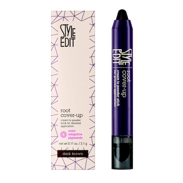 Style Edit Root Touch Up Stick  Instant Concealer for Grays and Roots Dark Brown