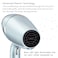 INFINITIPRO BY CONAIR SmoothWrap Hair Dryer with Diffuser  Blow Dryer for Less Frizz More Volume and Body  With Advanced Plasma and Ceramic Technology  Mint