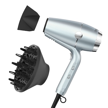 INFINITIPRO BY CONAIR SmoothWrap Hair Dryer with Diffuser  Blow Dryer for Less Frizz More Volume and Body  With Advanced Plasma and Ceramic Technology  Mint