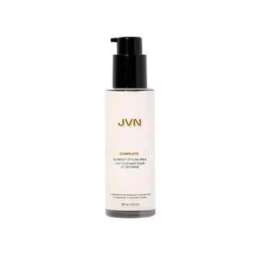 JVN Complete Blowout Styling Milk Heat Protector Cream AntiHumidity Smooths Protects 3 Fluid Ounces