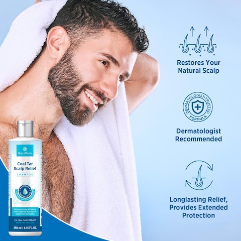 Roycederm Medicated Psoriasis Shampoo 2 Coal Tar Extract Gel for Scalp Relief  Targets Folliculitis Seborrheic Dermatitis with Hydrating  Natural Fragrance