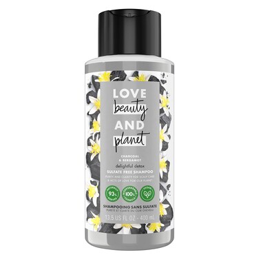 Love Beauty And Planet Clarifying Shampoo Delightful Detox Charcoal  Bergamot Vegan Paraben  Sulfate  Silicone  Cruelty Free Coconut 135 Fl Oz