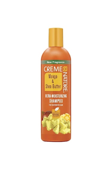 Shampoo with Mango  Shea Butter by Creme of Nature Ultra Moisturizing for Dry Dehydrated Hair 12 Fl Oz