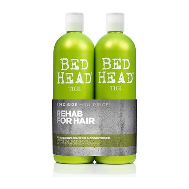 Bed Head by TIGI Urban Antidotes ReEnergize Daily Shampoo and Conditioner 2536 fl oz 2 count