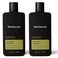 Hawthorne Mens Thickening Shampoo for Thinning Hair Fight Hair Loss with Rice Protein  Vitamin E Strengthens Hair Follicles to Reduce Breakage Mint and Eucalyptus Scent 8 fl oz 2Pack