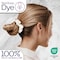 Celestial Silk Mulberry Silk Scrunchies for Hair Charcoal Pink Ivory