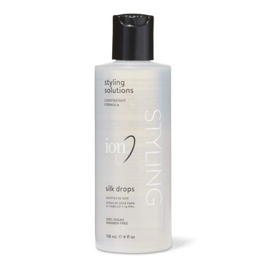 ionSilk Drops Adds Shine  Softness Lightweight Formula Frizz Control Infused with Silk Protein