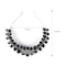 Bubbmi Black Raw Crystal Tiara Crown Headband Natural Quartz Moon Goddess Witch Headpiece for Wiccan Cosplay Party Headwear