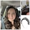 Bubbmi Black Raw Crystal Tiara Crown Headband Natural Quartz Moon Goddess Witch Headpiece for Wiccan Cosplay Party Headwear