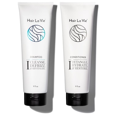 Hair La Vie Shampoo  Conditioner  Best Shampoo and Conditioner for Dry Damaged Hair  Speed Up Hair Growth and Boost Volume 9 fl oz