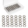 Spiral Bobby Pins Brown with Storage Tin 20 Pcs Spin Pins for Hair 2 Inch Premium Spiral Hair Pins for Buns Non Scratched Twist Screw Hair Pins for Women Girls and Kids