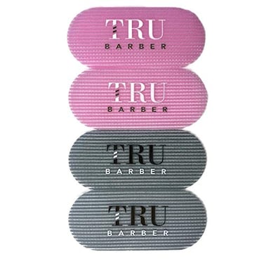 TRU BARBERHAIR GRIPPERS  2 COLORS BUNDLE PACK 4 PCS for Men and Women  Salon and Barber Hair Clips for Styling Hair holder Grips GrayPink