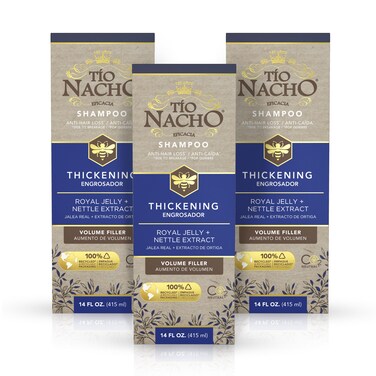 Tio Nacho Anti Hair Loss Thickening Volume Filler Shampoo with Royal Jelly  Rosemary Volumizing  BodyBoosting Hair Care 14 Fluid Ounces Pack of 3