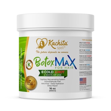 Kachita SpellBotox Hair Treatment  16oz Rejuvenates DryDamaged Hair Reduces Frizz Provides Deep Hydration Volume Control and Smoothness  Formaldehydefree BotoxMax Formula