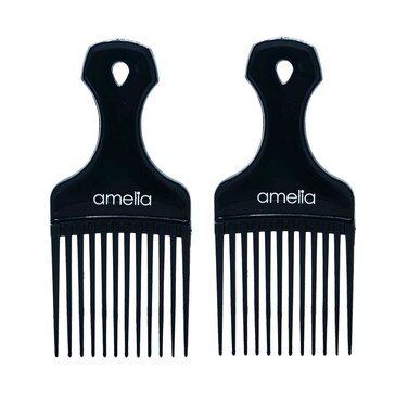 7in Plastic Pick Comb pack of 2
