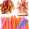 50pcs Heatless Spiral Hair Curlers for Long Hair  22Inch with 6pcs Styling Hooks for Women pinkorange