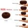 Hair Donut Ring Style Hair Bun Maker 2PCS Chignon Doughnut Shaper for Short and Thin Hair 3 InchBrown