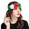 Rose Flower Headband Floral Crown Mexican Hair Wreath Christmas
