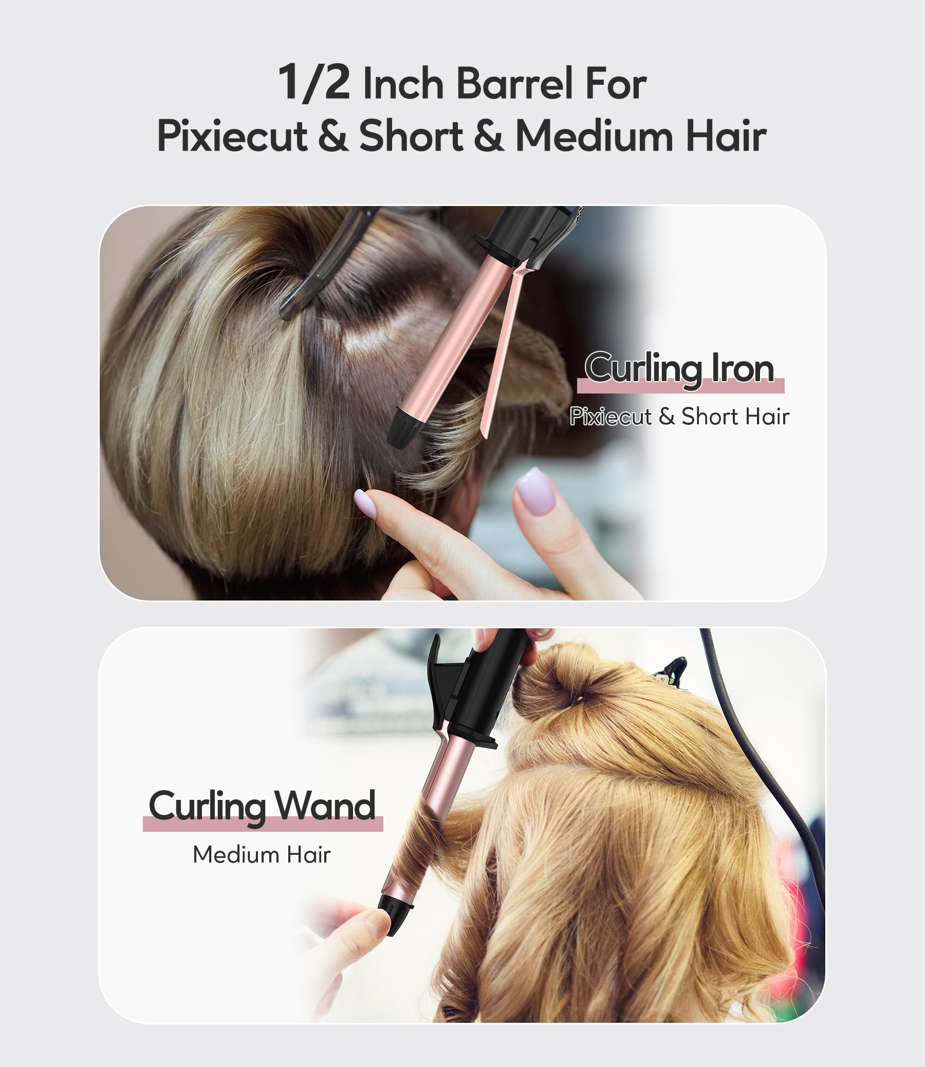 mini hair curling wand