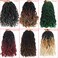 8 Packs Short Faux Locs Crochet Hair 120 Strands 12Inch Soft Locs wavy Dreadlocks Crochet Braids Natural PreLooped Crochet Hair for Black Women 12 Inch Pack of 8 1B