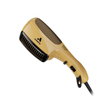 Andis82125 1875Watt Tourmaline Ceramic Ionic Styling Hair Dryer Styling Hair Dryer with Ionic FrizzFree Technology No Heat Damage Lightweight Hairdryer for Normal  Curly Hair  Gold