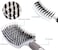 Boar Bristle Hair Brush set  Curved and Vented for Wet and Dry Detangling Hair Brush for Women Long Thick Thin Curly  Tangled Hair Vent Brush  Stocking Stuffers Gift kit