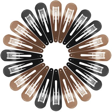 Women Hair Clips Funtopia 40 Pcs 7cm  28 Inch Long No Slip Metal Hair Clips Large Snap Hair Clips Barrettes Hairpins for Thick Hair Brown Black